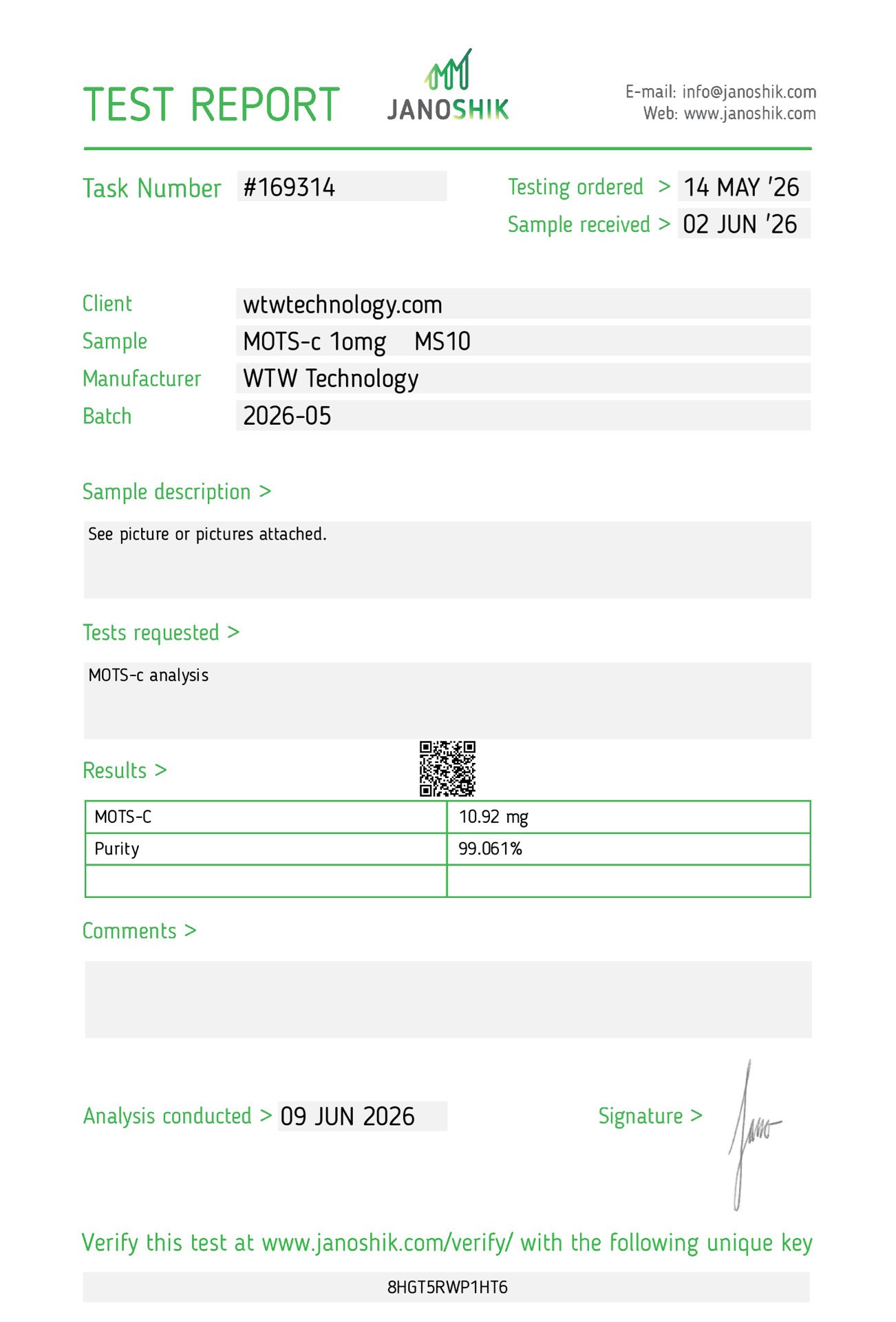 Analytical report preview 5
