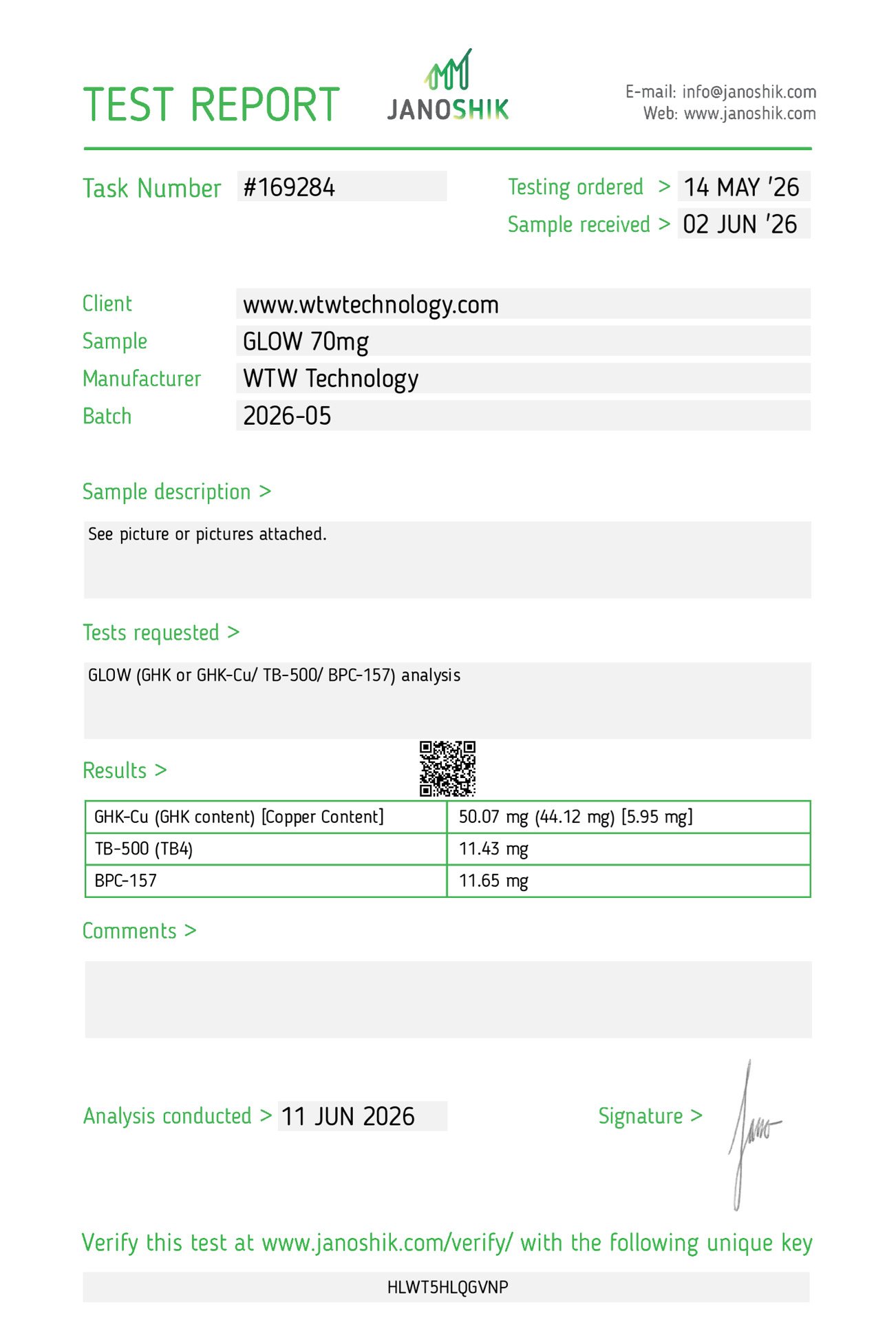 Analytical report preview 1